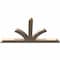 Ekena Millwork Richland Smooth Timber Gable Bracket, Douglas Fir, 84"W x 45"H x 3 1/2"D x 5 1/2"F, 13/12 Pitch GBW084X45X0406RIC00SDF - alternate 4